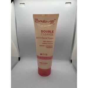 The Creme Shop Double Cleanse 2 in 1 Facial Foam Cleanser Rosewater 5oz Exp 4/21